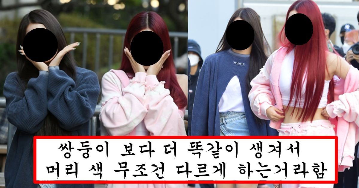 같은 그룹인데 얼굴이 너무 똑같이 생겨서 엄마도 착각해버렸다는 여자 아이돌 맴버